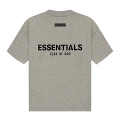 Essentials Fear of God KIDS Dark Oatmeal Tee