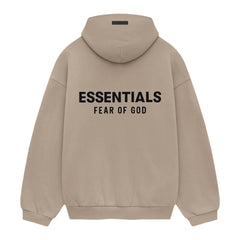 Fear of God Essentials Fleece Hoodie II Desert Sand