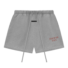 Fear of God Essentials Fleece State Shorts 'Dark Heather'