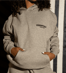 Fear of God Essentials Hoodie 'Dark Oatmeal' SS22
