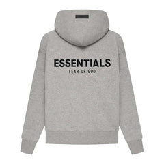 Fear of God Essentials KIDS Dark Oatmeal Hoodies
