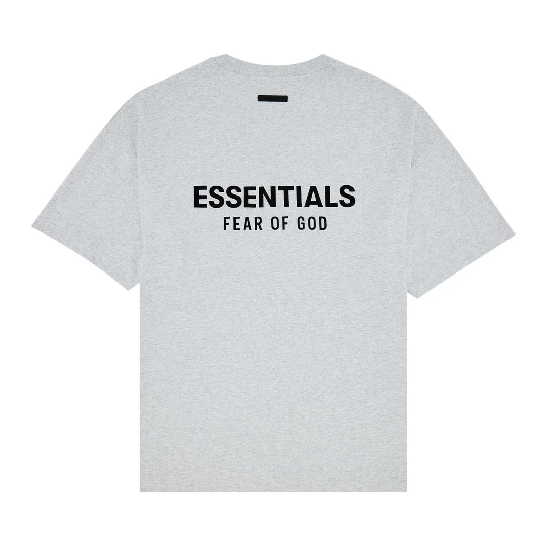 Fear of God Essentials Light Heather Grey Crewneck Tee