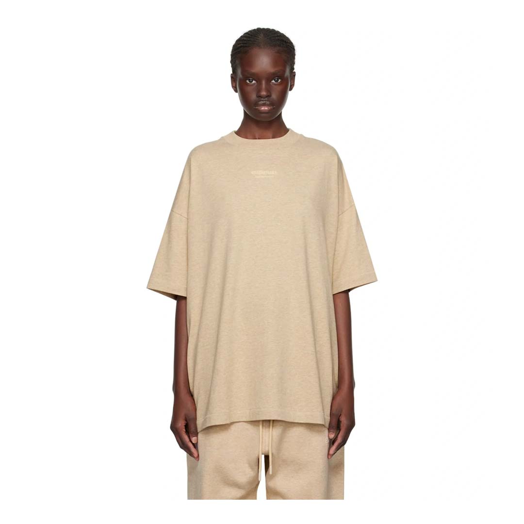 Fear of God Essentials Oversized Tee 'Gold Heather'